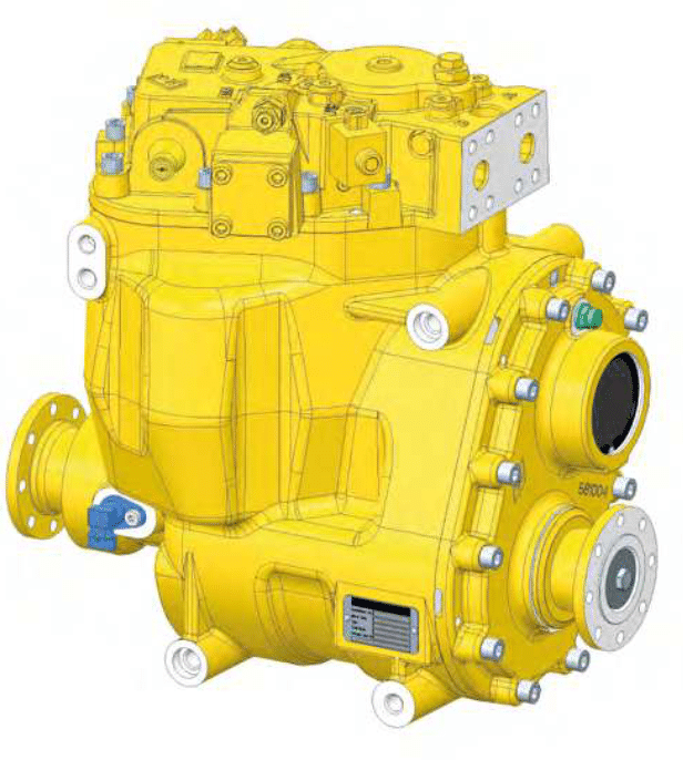Przekładnia hydrostatyczna ICVD - render 3D
